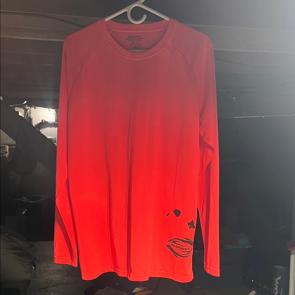 Bright Melon Long Sleeve Shirt by SeaHawaii Inc